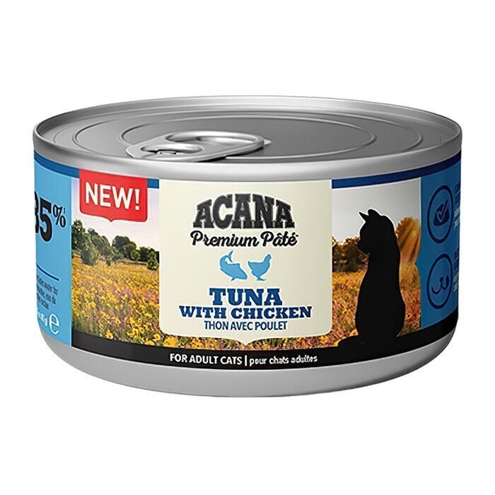Premium Tuna Balıklı Ve Tavuk Etli Kedi Pate Mama 85 Gr