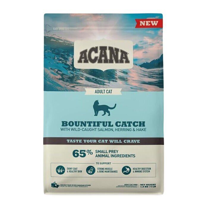 Bountiful Güçlü Ve Sağlıklı Kemikler İçin Balıklı Tahılsız Yetişkin Kedi Maması 1.8 Kg