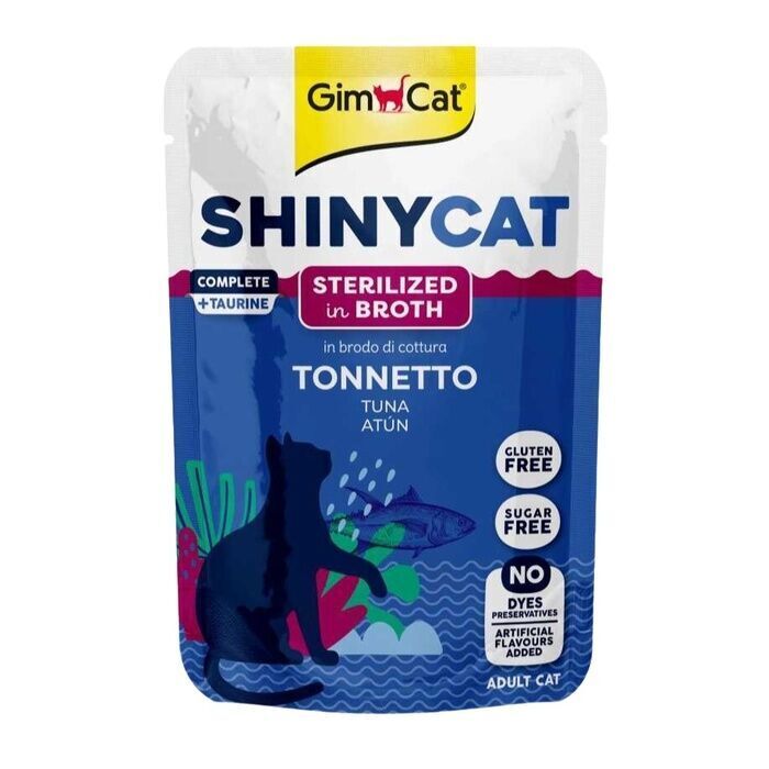 Shinycat Sterilized Tuna Tonlu Kısır Kedi Pouch Mama 70 Gr