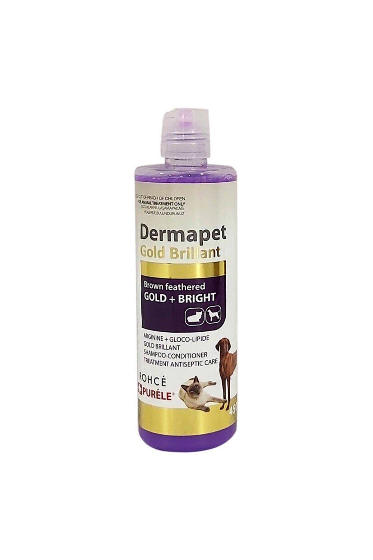 Dermapet Dermatolojik Siyah Kedi ve Köpek Şampuanı 450 Ml