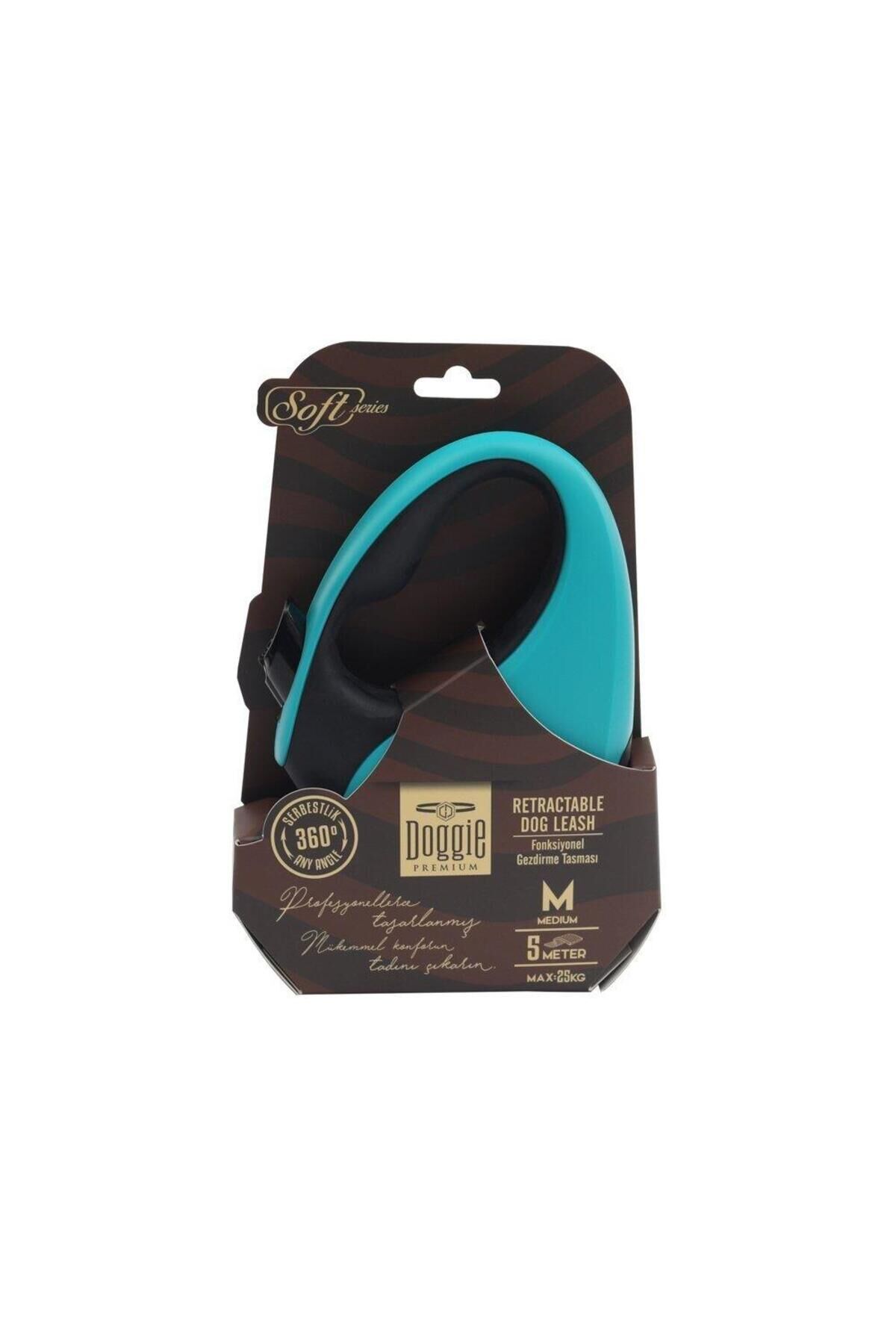 Otomatik Köpek Tasması Soft Seri M Blue