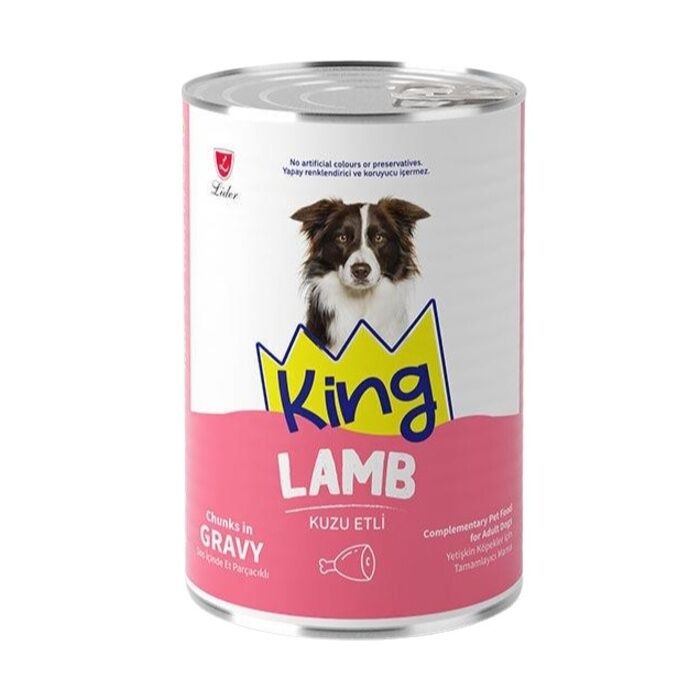 Sos İçinde Parçacıklı Kuzu Etli Yetişkin Köpek Konservesi 400 Gr