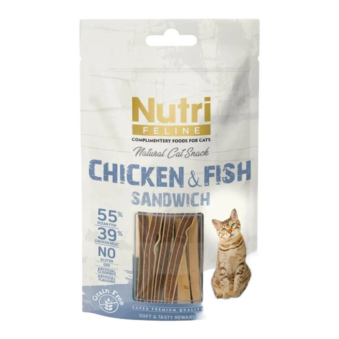 Chicken&fish Sandwich Kedi Ödülü 50 Gr