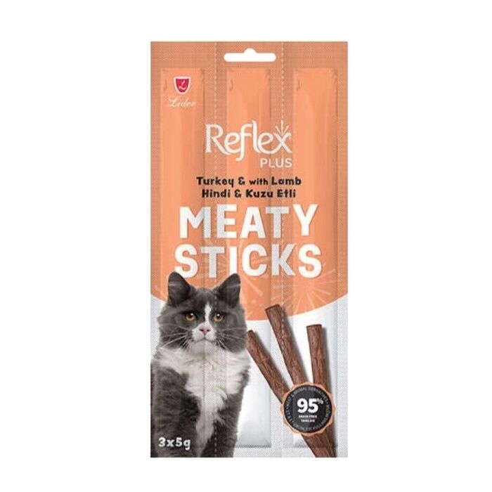 Yetişkin Kediler İçin Hindi Ve Kuzu Etli Çubuk Ödülü 3x5 Gr