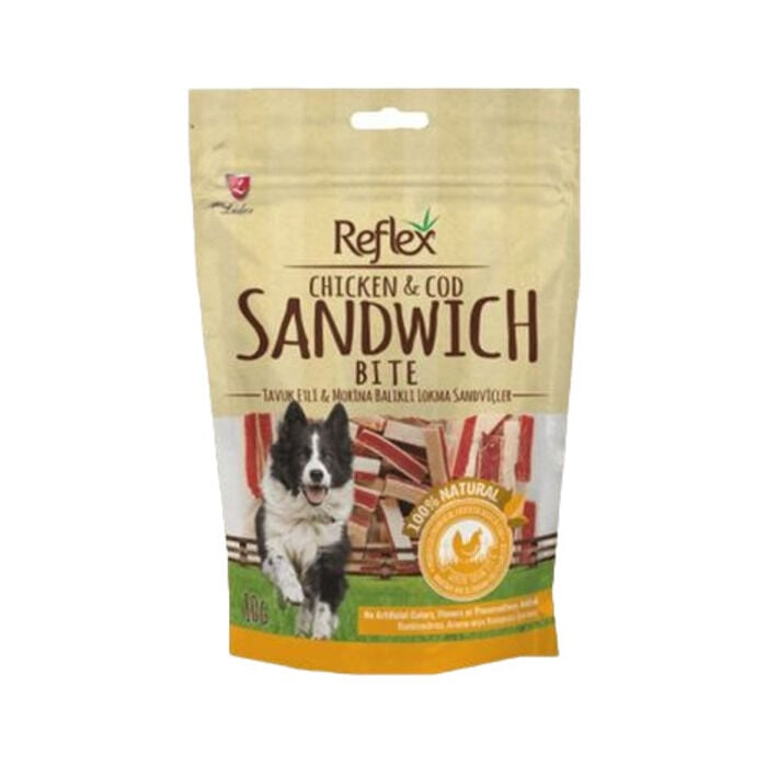 Tavuklu ve Balıklı Çubuk Sandviç Köpek Ödül Maması 80 gr