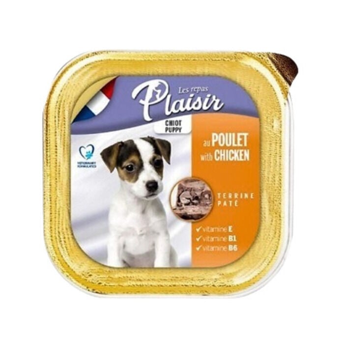 Plaisir Tavuk Etli Yavru Köpek Konserve Maması (150 g)