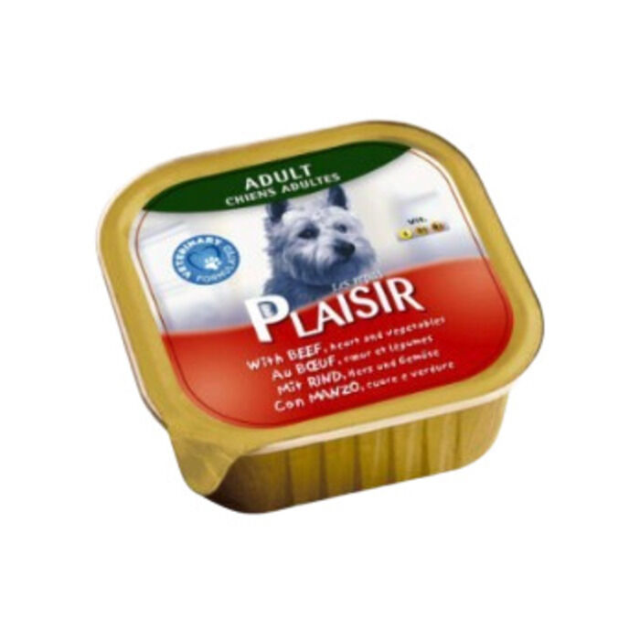 Plaisir Ezme Biftek ve Sebzeli Yetişkin Köpek Konservesi 150 gr